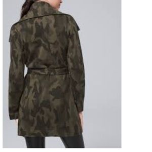 WHBM camo sweater coat
